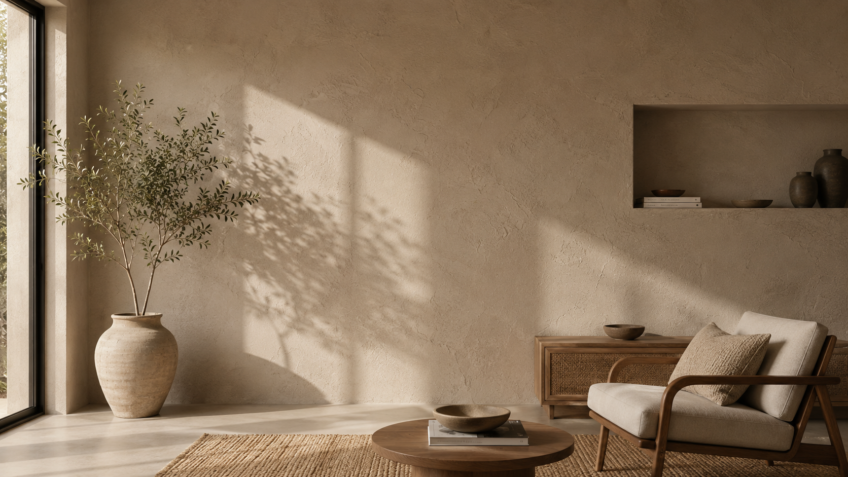 Textured Plaster Walls Limewash Taupe